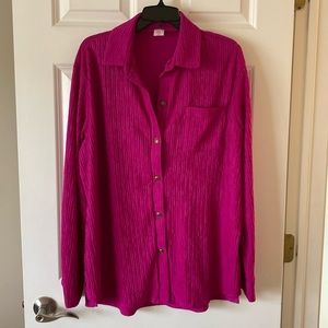 Like Love knit collared blouse